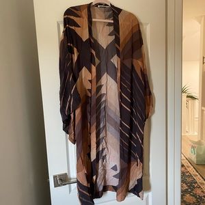 Novella Royale Brown Geo Georgia Robe